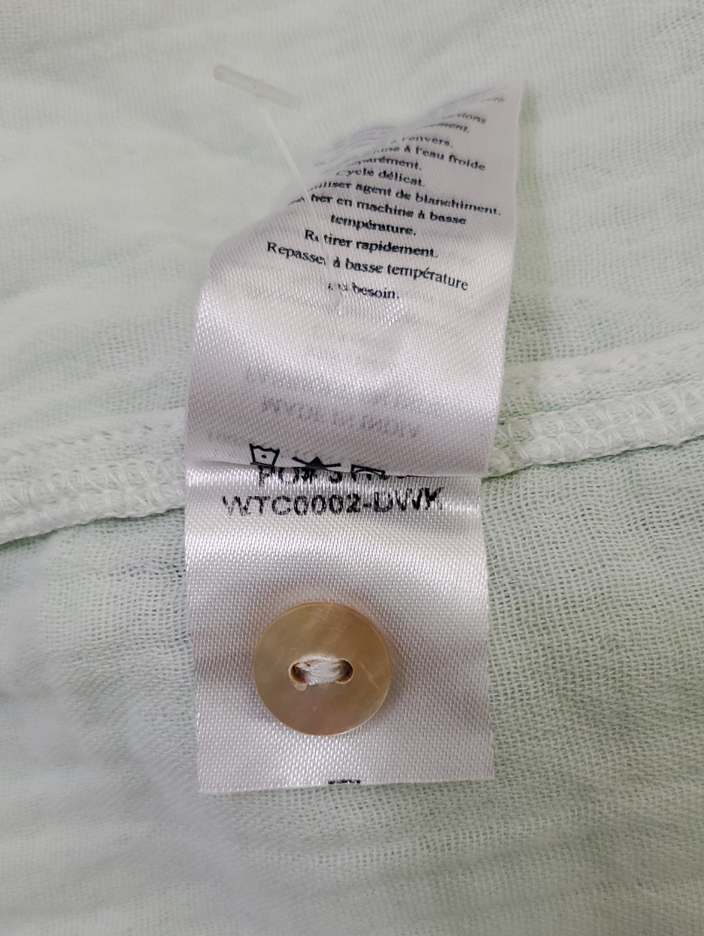 Faherty Dream Organic Cotton Gauze Desmond Top, Size Medium, NWOT - Picture 11 of 12